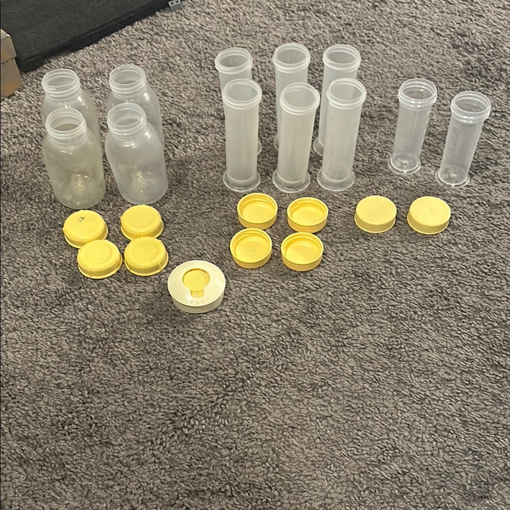 Baby bottle and caps milk storage plastic